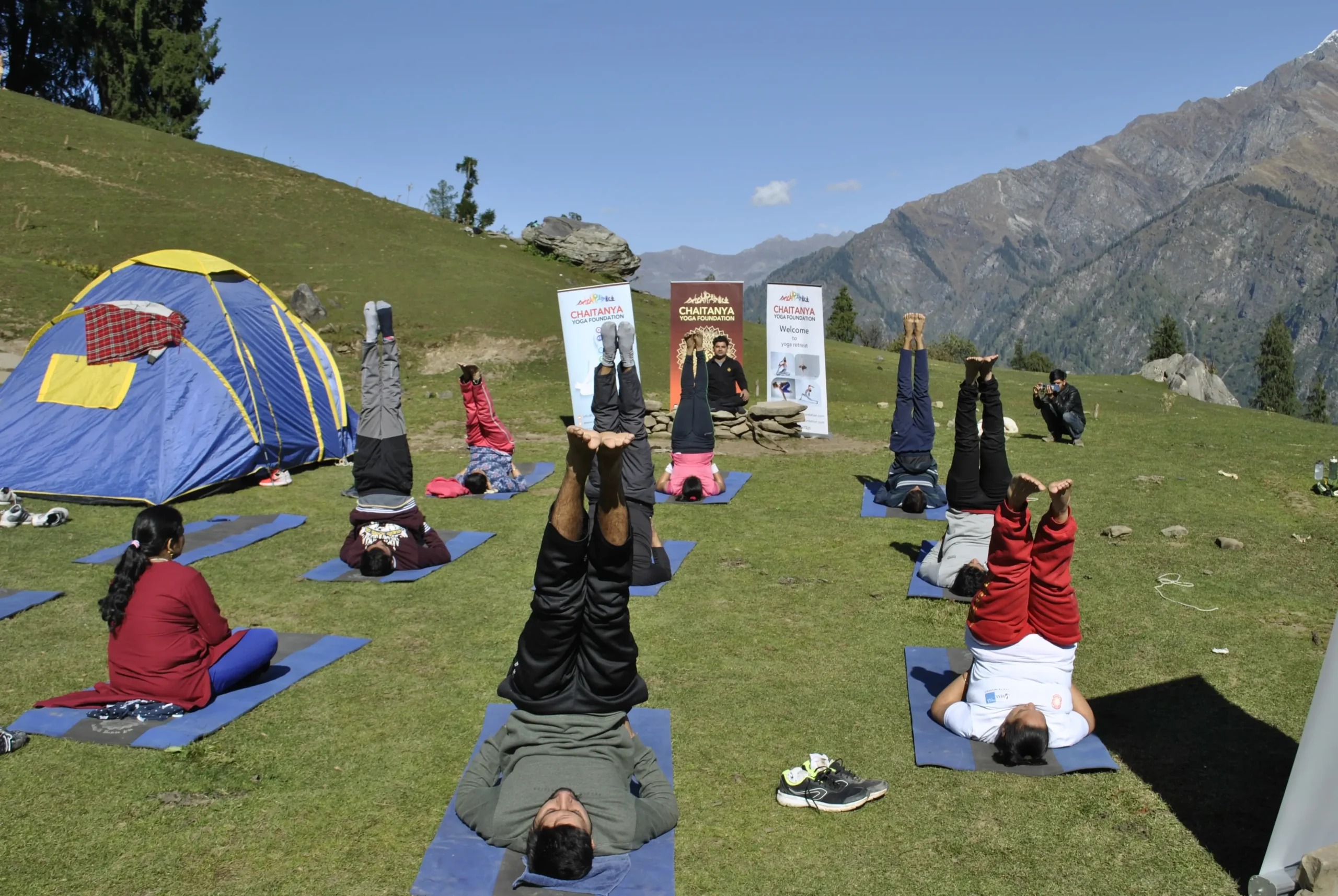 Yoga retreat at Gangotri Himalaya Uttarakhand Chaitanya Yoga Foundation